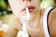 Photo: woman smoking woman smoking