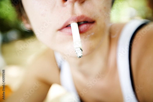 Photo: woman smoking woman smoking
