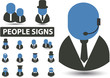 people signs
