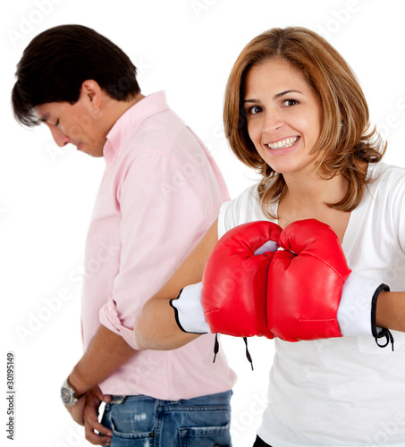 Photo: Couple's fight Couple's fight