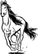 running horse