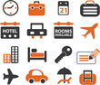 travel signs set