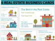 real estate business cards