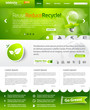Green eco website template
