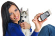 Foto: woman and puppy photo woman and puppy photo
