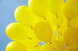 air-balloons attached to string