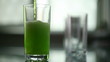 Fill the glass with carbonated beverages