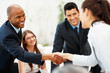 Photo: Colleagues shaking hands Colleagues shaking hands