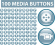 100 media blue buttons 100 media blue buttons