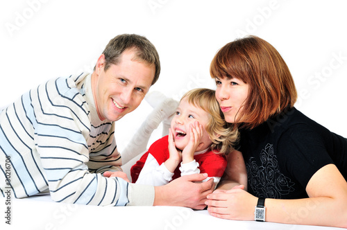 Photo: laughing family laughing family