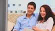 lovely couple laughing