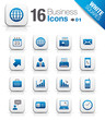 White Squares - Office and Business icons 01 White Squares - Office and Business icons 01