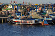 Bateaux de pêche  tunisiens au port