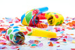 Photo: farbige Tröten für eine Party farbige Tröten für eine Party