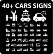 40  cars signs