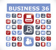 business presentation buttons, vector