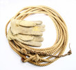 Cowboy Rope and work gloves Cowboy Rope and work gloves
