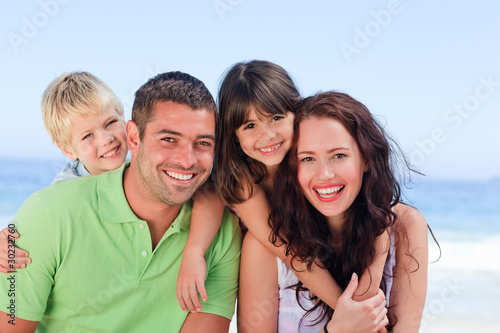Photo: Children playing with their parents Children playing with their parents