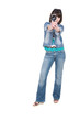 woman with camera