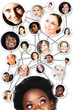 African woman social network diagram