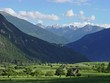 Leinwanddruck Bild Grünes Tal