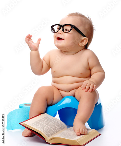 Photo: Child on potty Child on potty