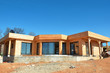 Maison en bois en chantier