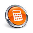icône bouton internet calculatrice finance