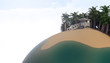 little planet dusty beach lifeguard surfer