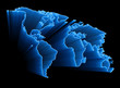 Illustration: Digital World Map Digital World Map