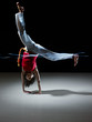 hispanic woman doing capoeira martial art