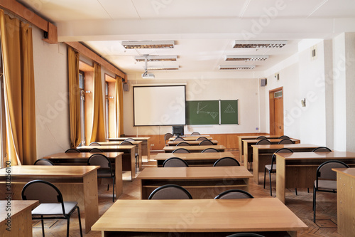 Photo: Empty classroom Empty classroom