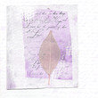 Malerei mit Blatt