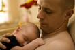 boy and father