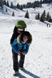 Randonnée dans la neige
