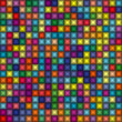 Seamless multicolor gradient squares background Seamless multicolor gradient squares background