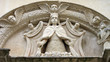 Lunetta con statua di Madonna in una strada di Galatina (Lecce)