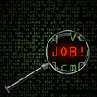 Finding a Job with a magnifying glass