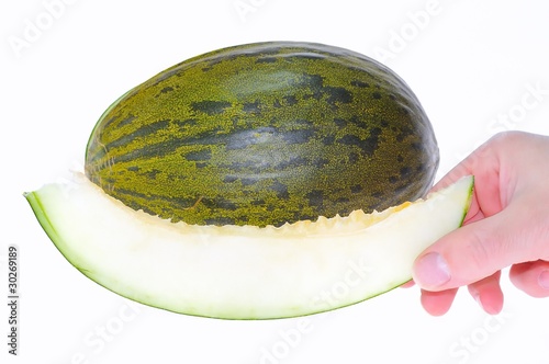 Foto: Comiendo melón. Comiendo melón.