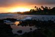 Sunset on a Tropical Palm Beach Sunset on a Tropical Palm Beach