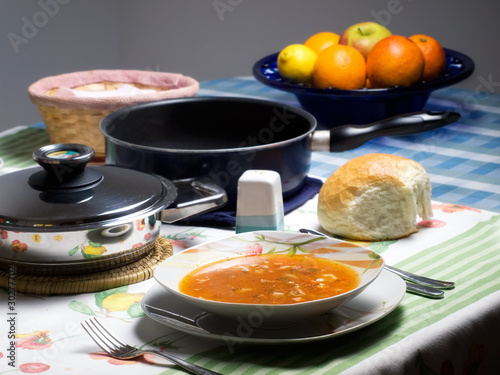 Photo: Minestrone soup Minestrone soup