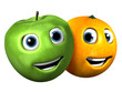 Pomme et orange