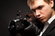 Man with gun
