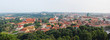 Panoramic view of Vilnius old town, Lithuania