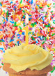 Birthday cupcake