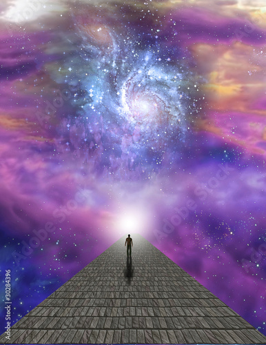Illustration: Mans Journey Mans Journey