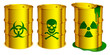 Vector: Toxic barrels. Toxic barrels.