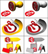 Icon Serie rot gelb 02