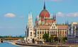 Budapest, the building of the Parliament (Hungary)