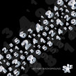 Abstract background with numbers. Abstract background with numbers.